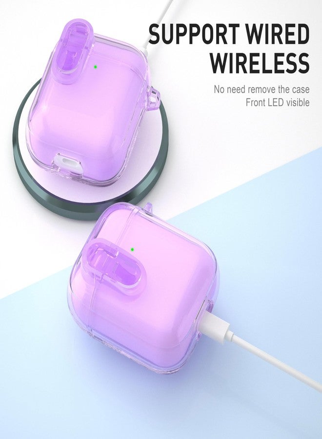 Valkit Compatible Airpods Case Cover Clear with Cleaner Kit & Lock, Soft TPU Airpods 2/1 Generation Case Transparent Shockproof Protective Case for Airpods 2nd/1st Gen Charging Case - Image 5