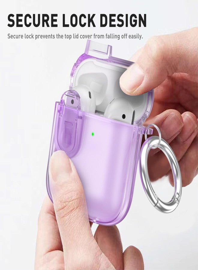 Valkit Compatible Airpods Case Cover Clear with Cleaner Kit & Lock, Soft TPU Airpods 2/1 Generation Case Transparent Shockproof Protective Case for Airpods 2nd/1st Gen Charging Case - Image 3