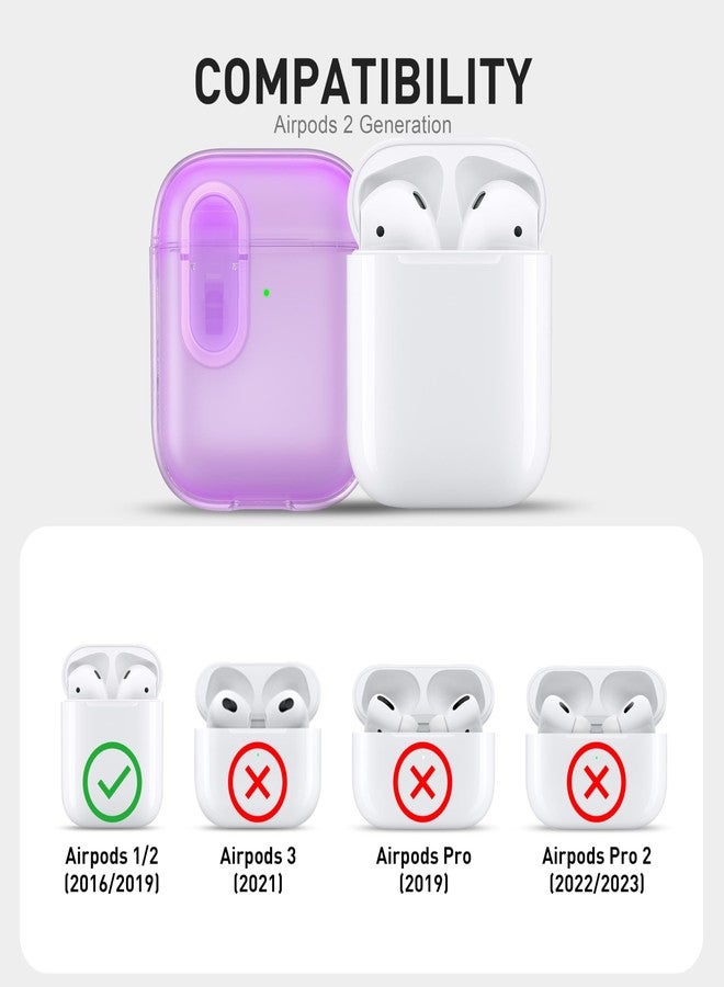 Valkit Compatible Airpods Case Cover Clear with Cleaner Kit & Lock, Soft TPU Airpods 2/1 Generation Case Transparent Shockproof Protective Case for Airpods 2nd/1st Gen Charging Case - Image 2