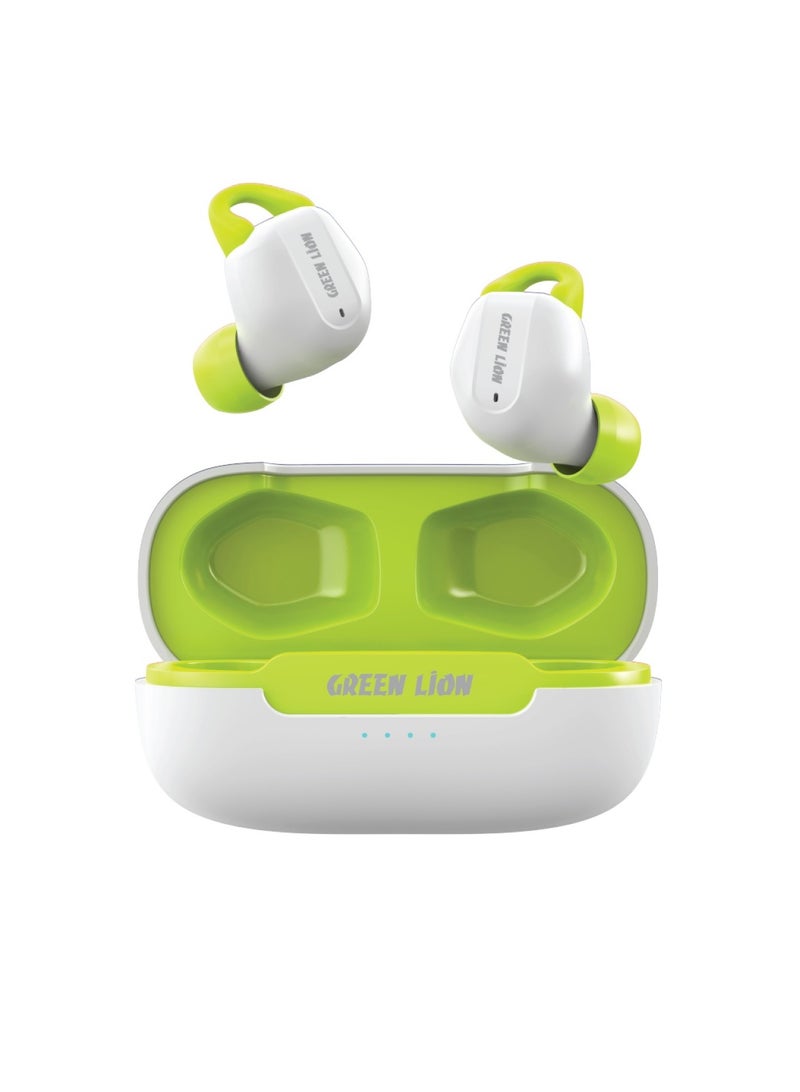 GREEN LION Enduro Wireless Earbuds - White - Image 1