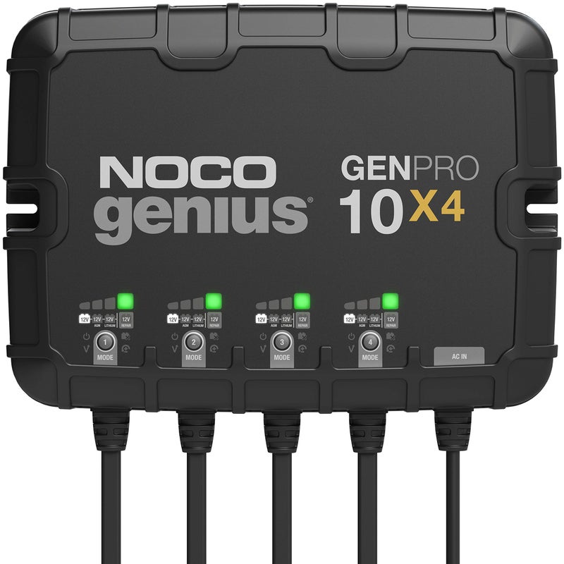 شاحن البطارية البحري NOCO Genius GENPRO10X4 4Bank 40A مع حماية من الشحن الزائد