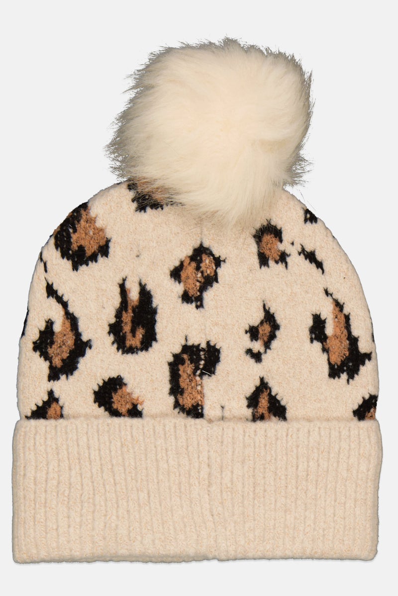 French Connection قبعة بوني بوم بوم مطبوعة بالكامل للنساء، متعددة الألوان - Image 2