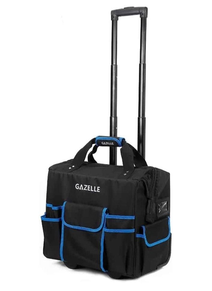 Gazelle G8209 23 Pockets Trolley Tool Bag With Wheels  - Image 1