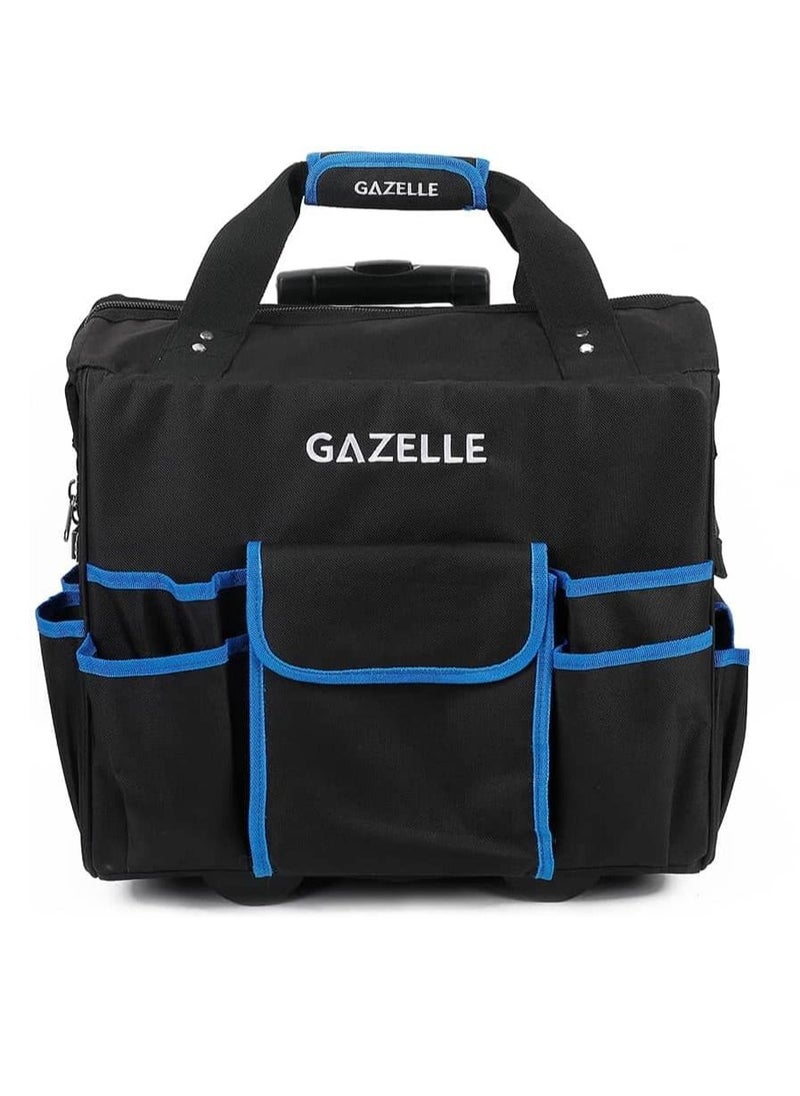 Gazelle G8209 23 Pockets Trolley Tool Bag With Wheels  - Image 2