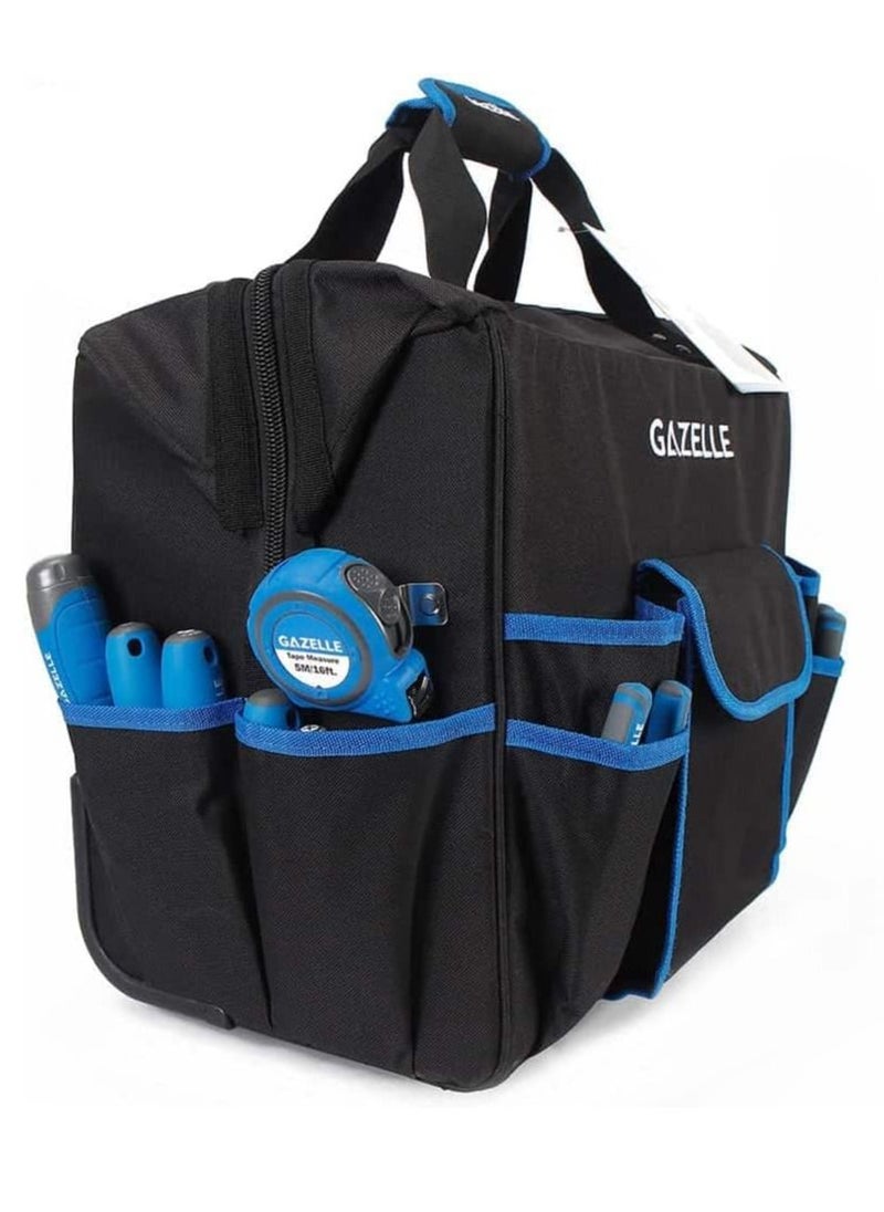 Gazelle G8209 23 Pockets Trolley Tool Bag With Wheels  - Image 3