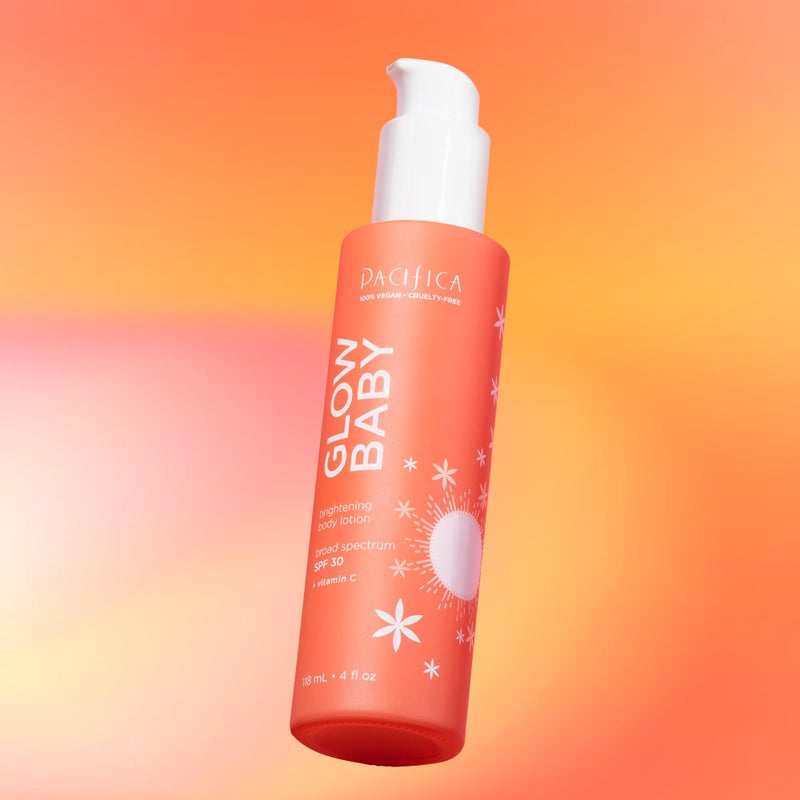 Pacifica SPF 30 Body Lotion - Glow Baby Brightening Vitamin C Body Moisturizer -w/Broad Spectrum UVA/UVB SPF 30 Sun Protection - Clean Beauty Vegan & Cruelty-Free Dermatologist Tested - Image 4