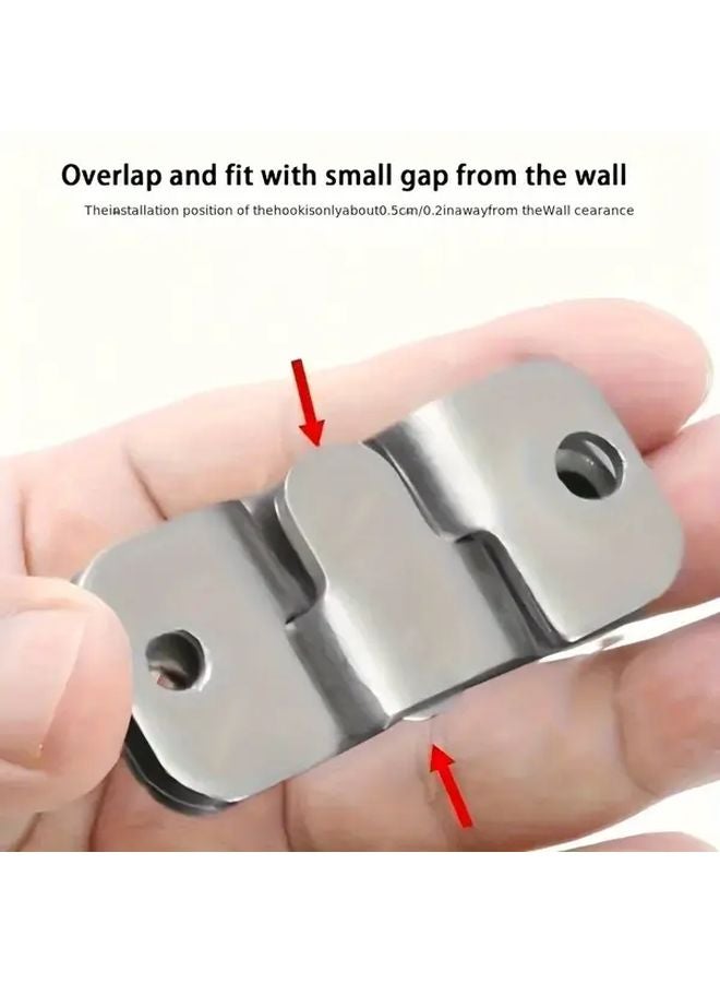 30pcs Heavy Duty Metal Picture Hooks 20 Mounting Screws Modern Wall Mounts For Frames Furniture - Image 3