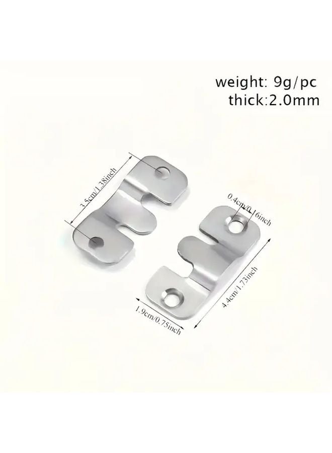 30pcs Heavy Duty Metal Picture Hooks 20 Mounting Screws Modern Wall Mounts For Frames Furniture - Image 4