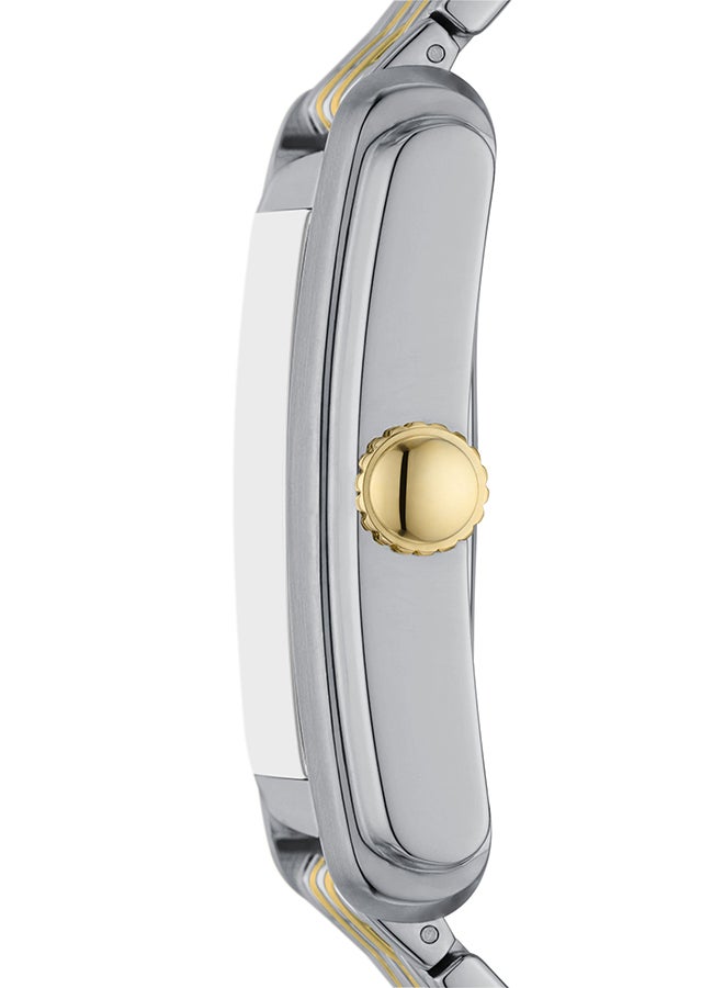 FOSSIL Men Analog Rectangle Shape Stainless Steel Wrist Watch FS6010 - 30 Mm - Image 3