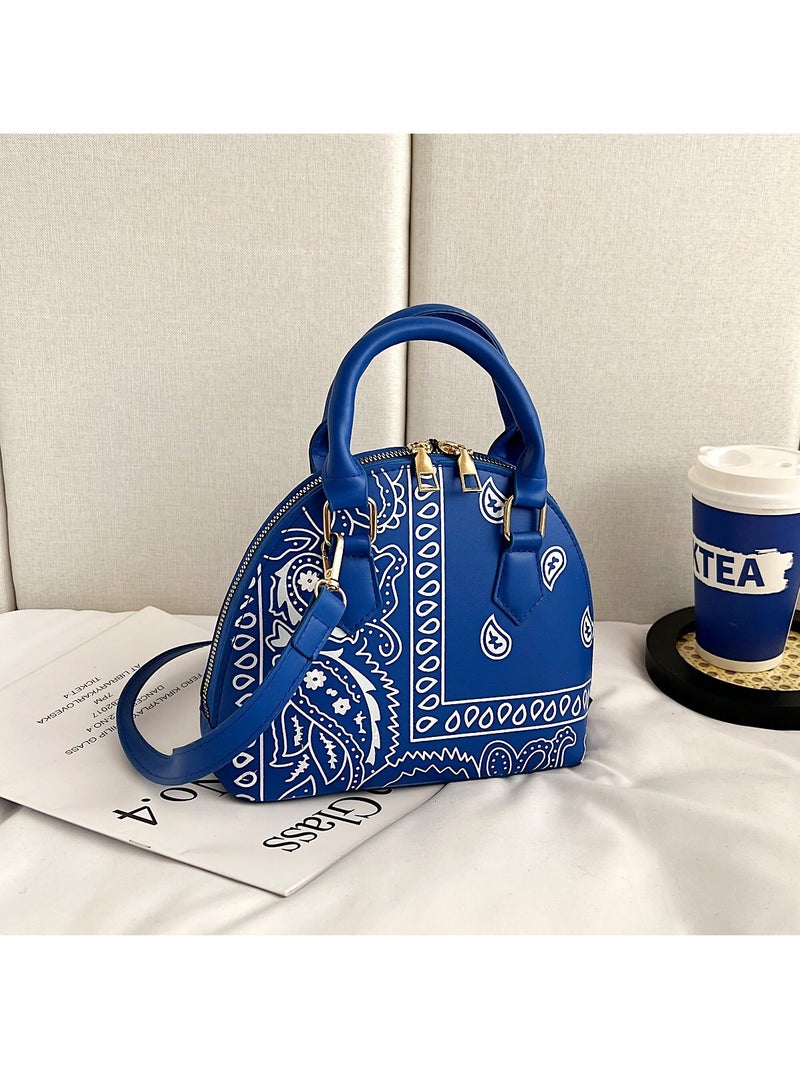 KUYING Fashionable Korean Version Of Foreign Style Cashew Flower Portable One Shoulder Diagonal Cross Hand - Image 1