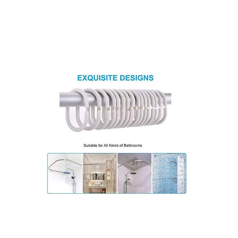 Shower Curtains, Durable Fashion Curtain, Waterproof Polyester Fabric Bathroom Shower Curtain, Bathroom Shower Curtain Liner Mildew-Resistant Anti-Bacterial 3D Digital Printing - Image 3