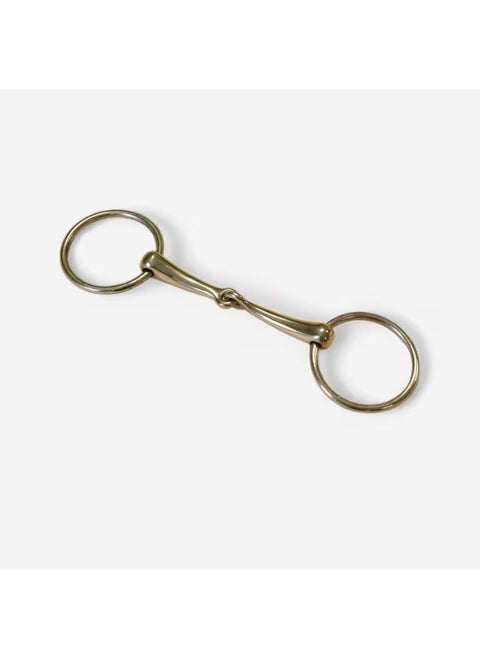 Single-Jointed Ring Snaffle Bit