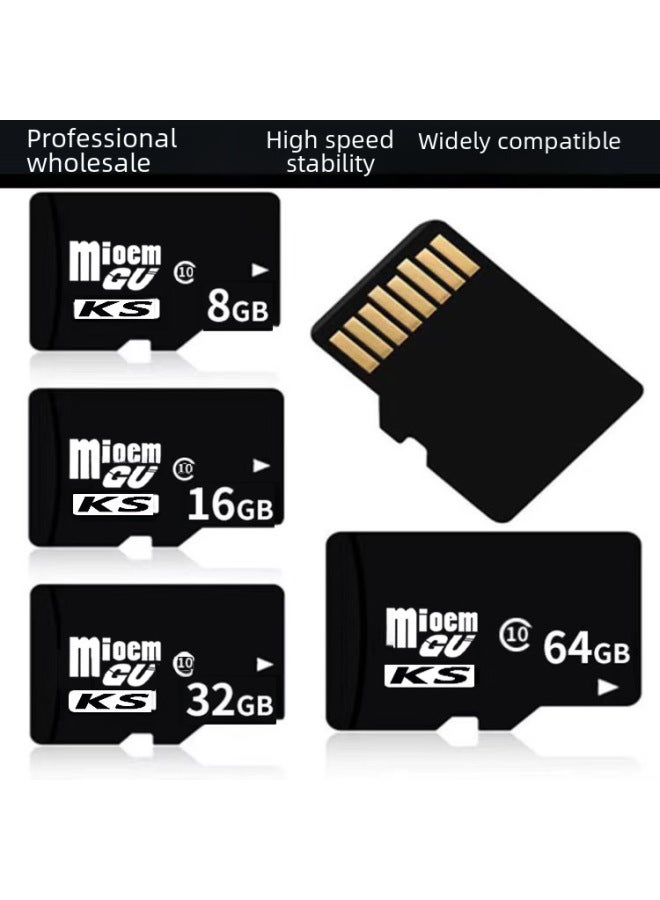 8g Memory Card 16g Mobile Phone Storage Card 32gtf 64g Dash Cam Surveillance Camera 4g Digital Storage-Color:Black-Capacity:32G High Speed C10-U3 Quality Edition - Image 3