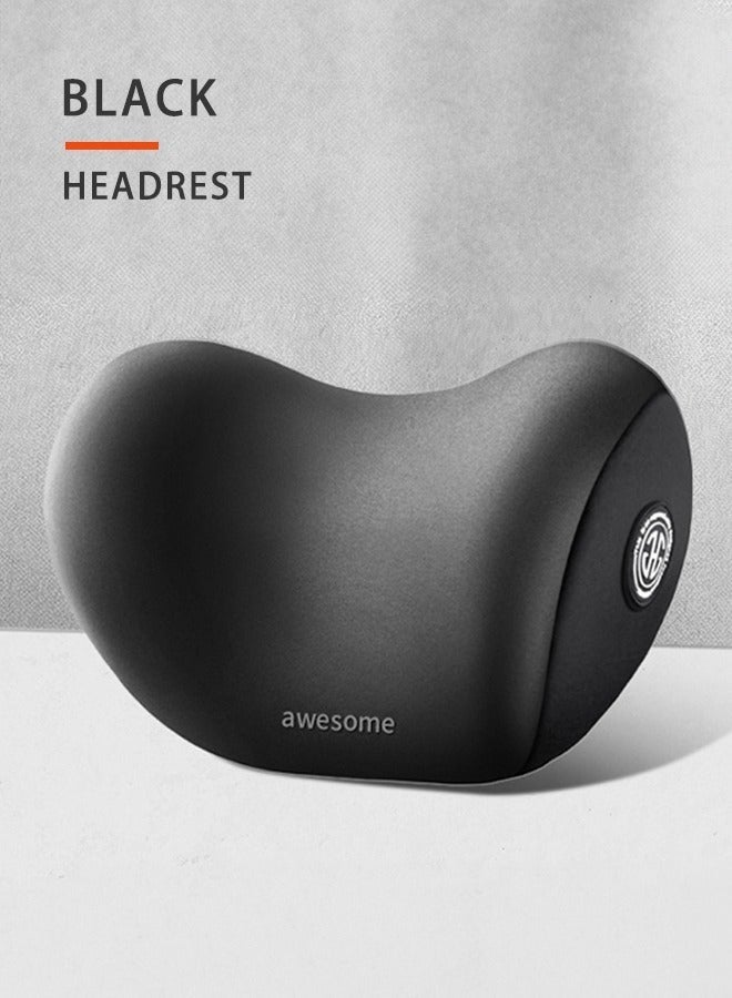 Awesome Car Seat Head Rest Neck Pillow Black - Image 1