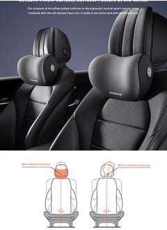 Awesome Car Seat Head Rest Neck Pillow Black  - Image 3