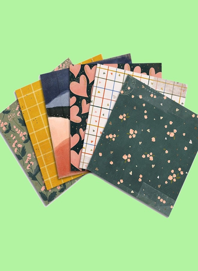 WenTigDY Scrapbook Paper Pad 6"X6" Garden Floral Patterned Paper, Cardstock Paper Decorative Craft Paper, Die-Cut Backgrounds Arts Paper, - Image 3