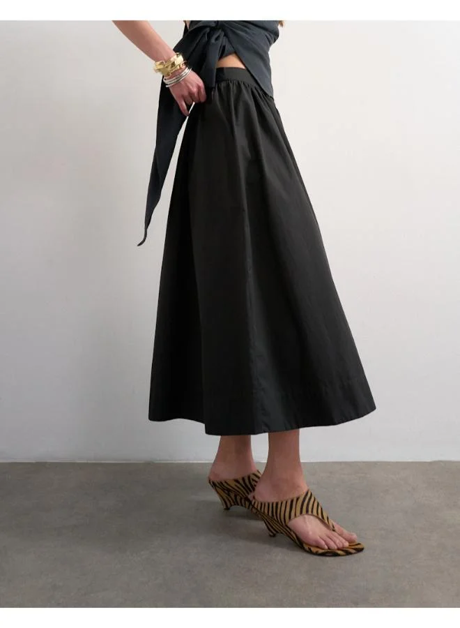 TOPSHOP Casual Lightweight Ankle Woven Skirt