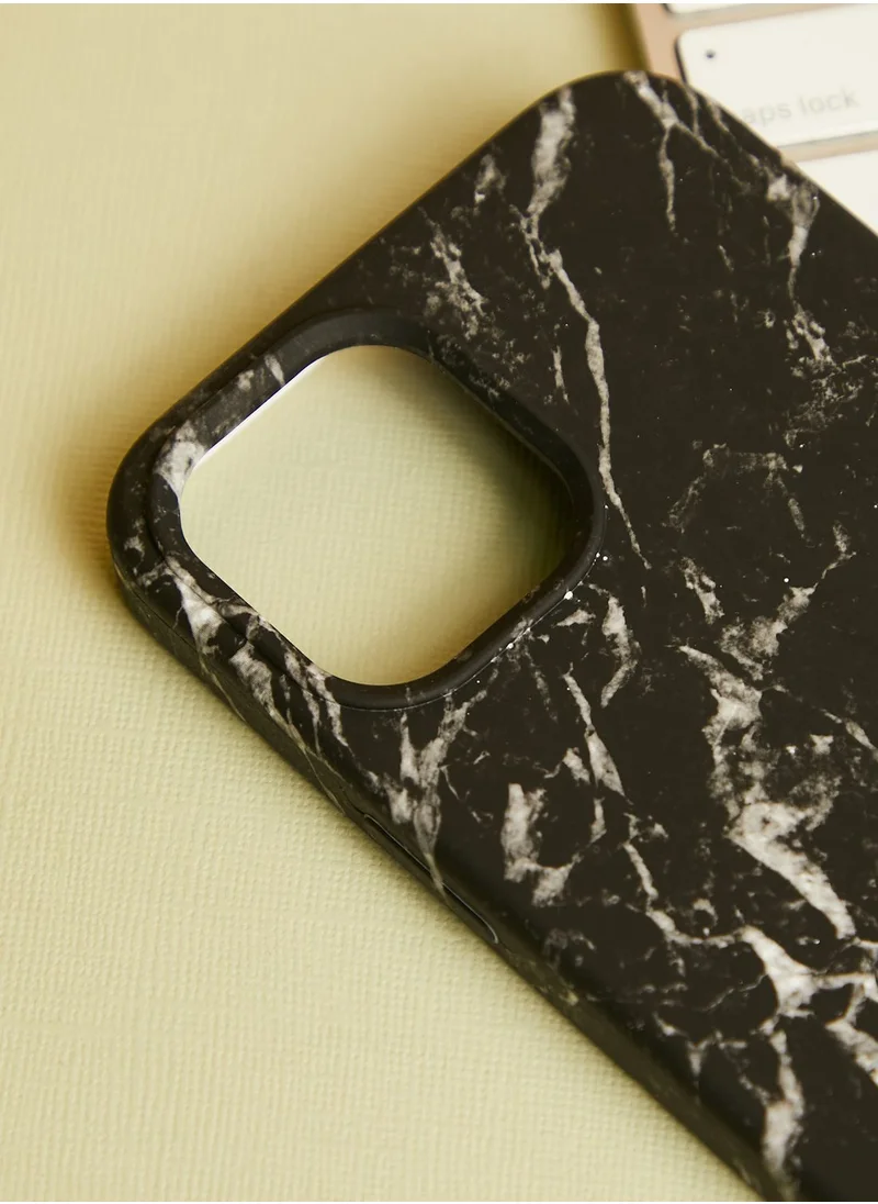 Claires Soft Black Marble IPhone 12 Pro Max Case