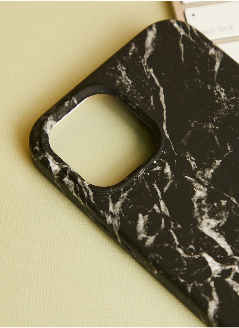 Claires Soft Black Marble IPhone 12 Pro Max Case  - Image 3