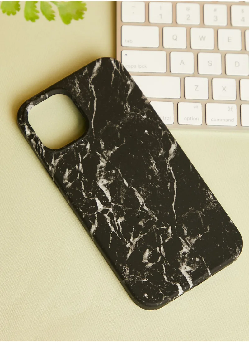 Claires Soft Black Marble IPhone 12 Pro Max Case