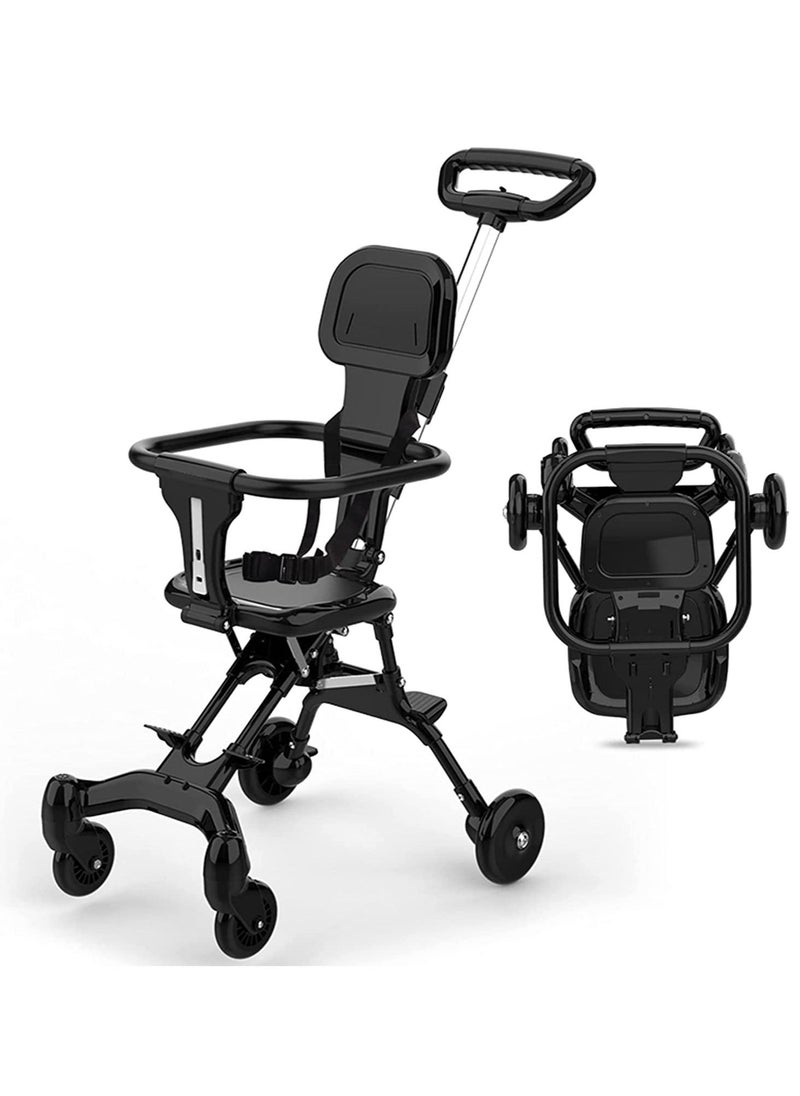 Generic Baby Foldable Four Wheeled Child Stroller Lightly Suitable For 1-6 Years Old High Landscape Auxiliary Artifact Carry To Airplane  - Image 1