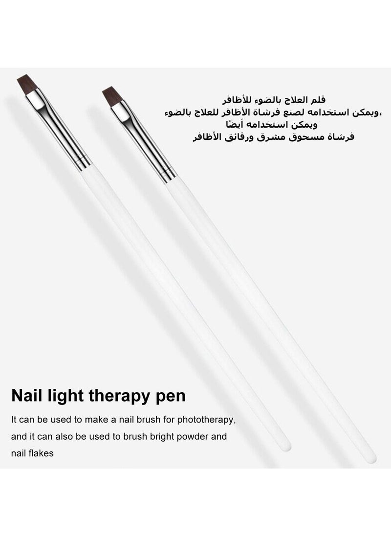 Maykawe - 36 Color Nail Polish Nail Art Pigment Set UV Gel Builder Polish Solid Glue Extension Gel With One Nail Brush - Image 1