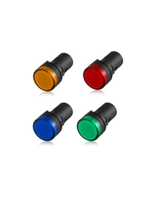 LED Pilot Panel Indicator Lamp | LED Voltage Indication Panel Light | Warning Light (RED+GREEN+BLUE+YELLOW)