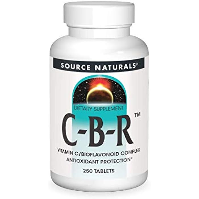 Source Naturals C-B-R - Vitamin C, Bioflavonoid Complex for Antioxidant Protection - 250 Tablets - Image 1