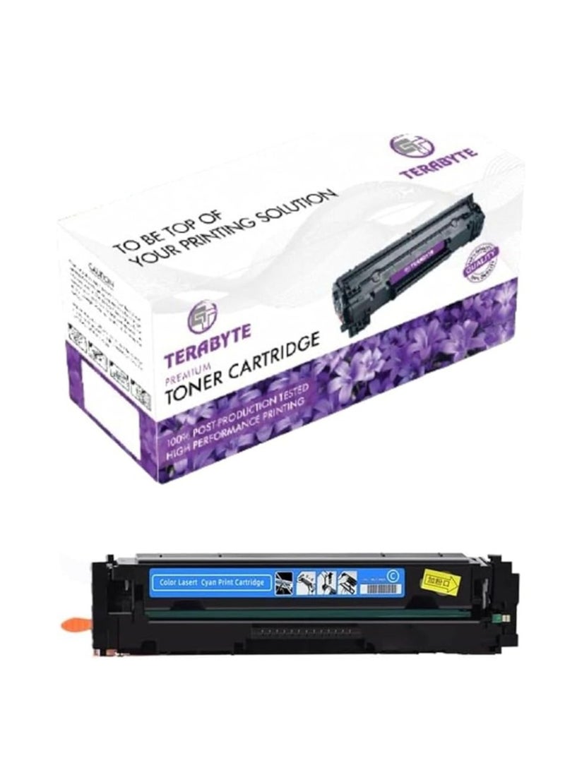 Terabyte خزان حبر متوافق 054 بديل أزرق لـ 054 أزرق لـ i-SENSYS LBP621Cw LBP623Cdw MF641Cn MF641Cw MF643Cdw MF645CDW - Image 1