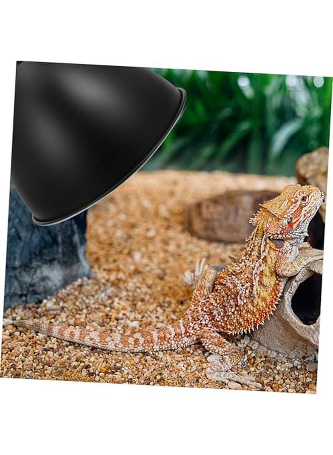 غطاء عاكس لمصباح الحرارة الأسود للزواحف لموائل السحالي والثعابين والسلاحف - Image 5