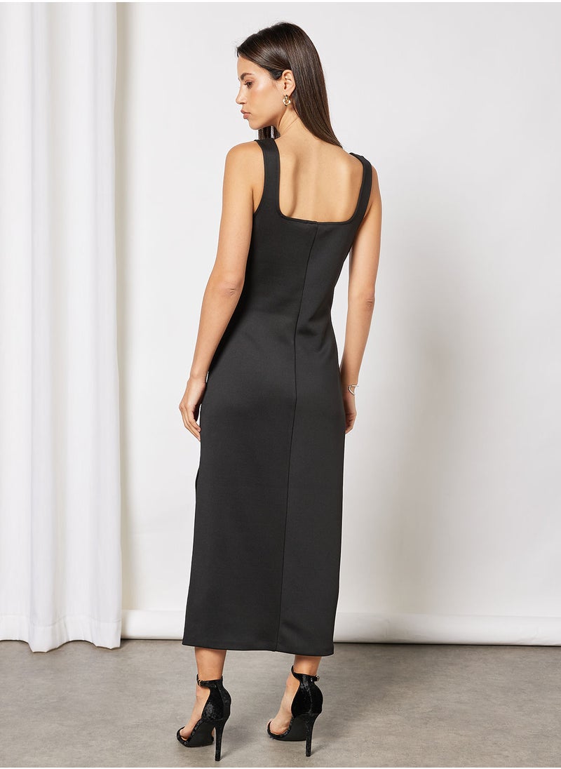 Solid Bodycon Dress