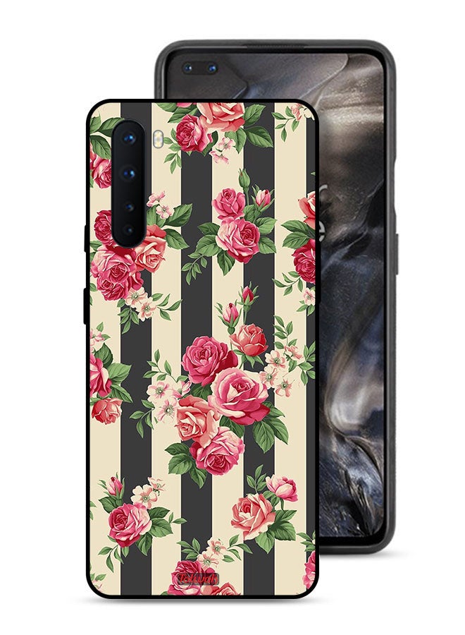 Tolwak OnePlus Nord Protective Case Cover Roses Pattern - Image 1