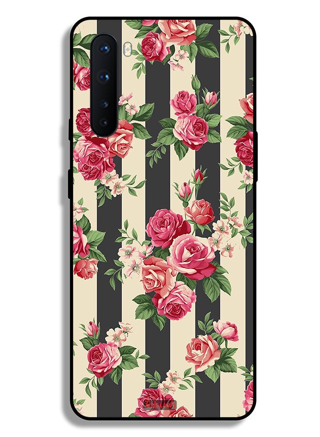 Tolwak OnePlus Nord Protective Case Cover Roses Pattern - Image 2