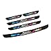 Hugwits 5 PCS Car Door Sill Trunk Protector Trim Fashion Laser Sport Car Door Sill Decor Sticker SelfAdhesive WearResistant Waterproof Auto Threshold Decal Universal for Most Cars - Image 2