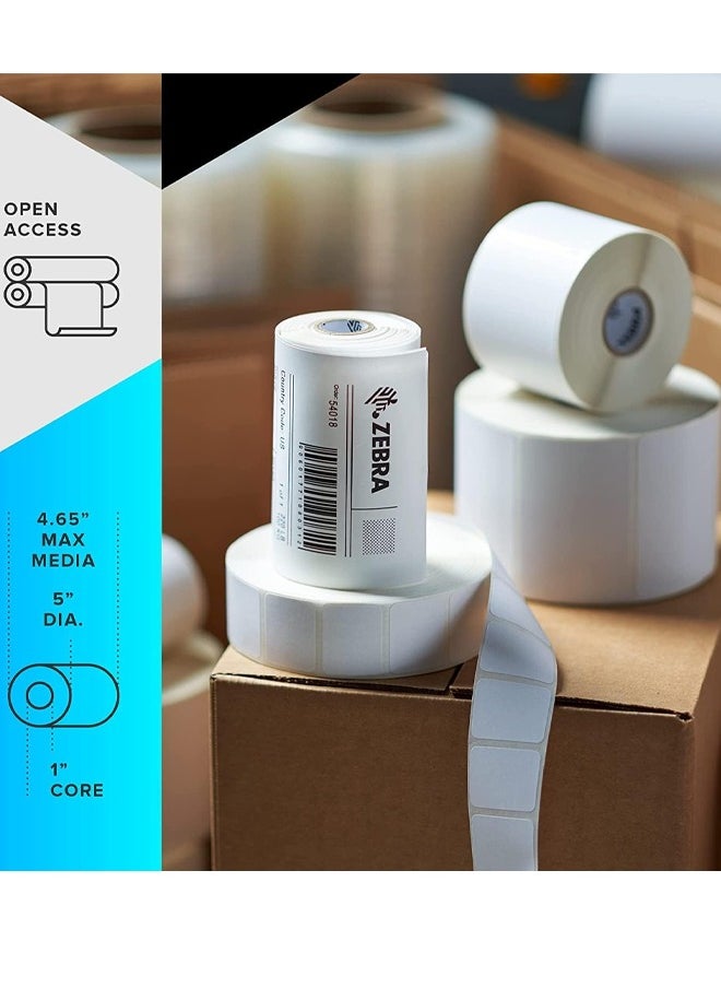 ZEBRA Zebra ZD621t Barcode Desktop Label Printer, Thermal Transfer Printing, 300dpi Print Resolution, 152 mm/s Printing Speed, 118 mm Label Width|Bluetooth, Ethernet Connectivity, Gray | ZD6A043-30EF00EZ  - Image 5