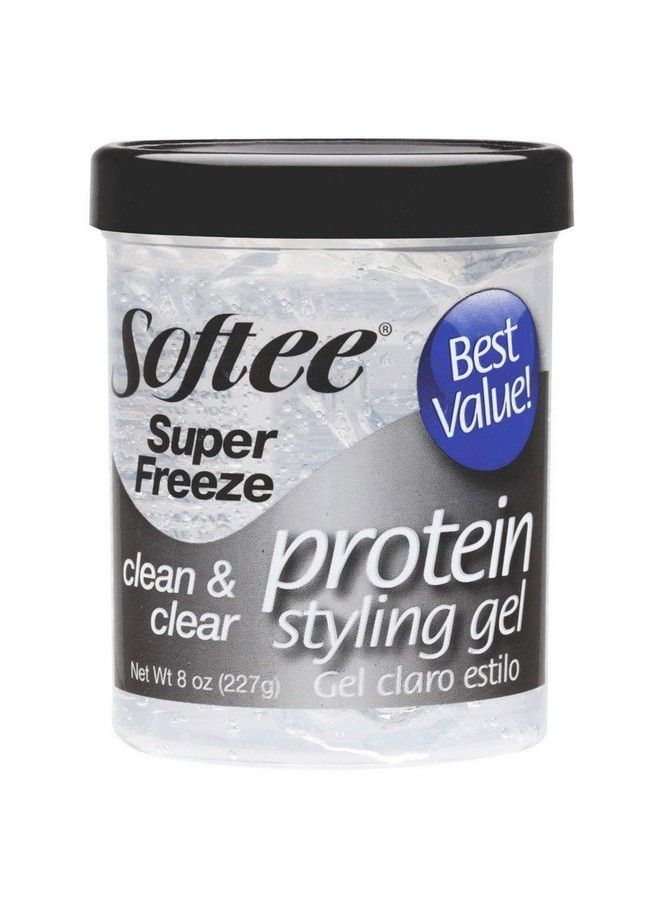 Softee Protein Super Freeze Hair Styling Gel 8 Ozpack Of 3 - Image 1