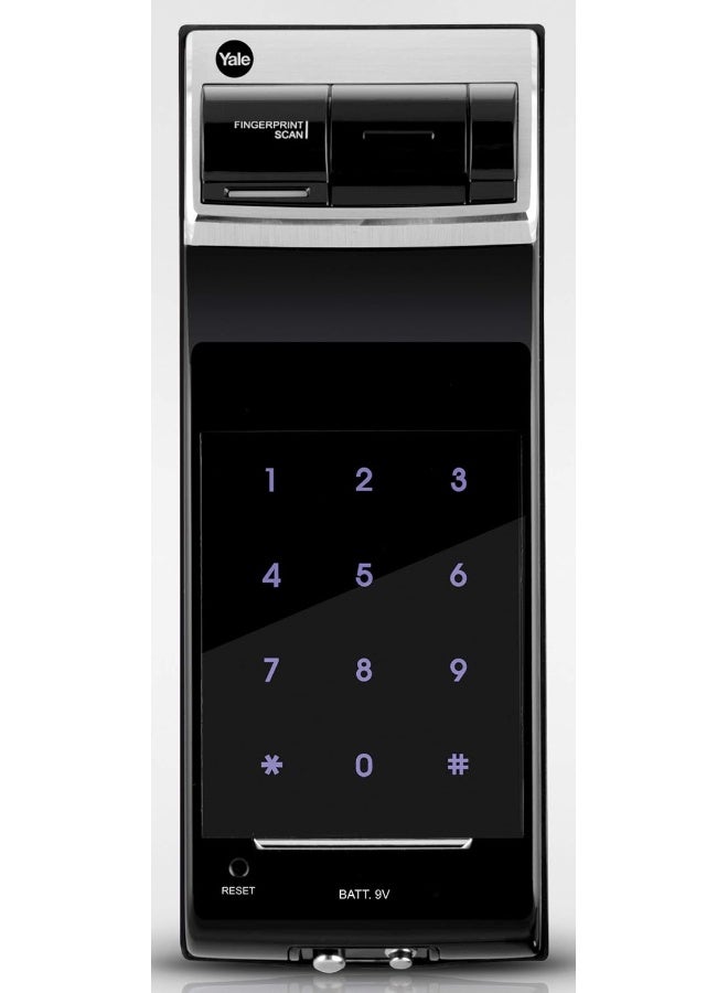 ييل قفل ييل Ydr4110 الرقمي، بصمة، لوحة مفاتيح، أسود - Image 1