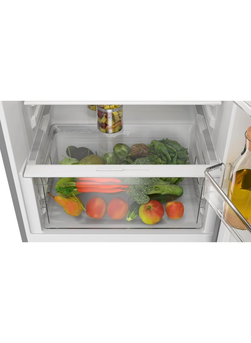 BOSCH Refrigerator with Top Freezer – 413 Liters – No-Frost – Silver – LED Interior Light - KDN47NLEE8 KDN47NLEE8 silver - Image 5
