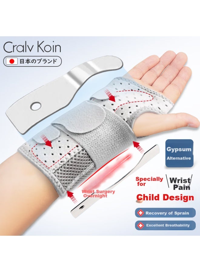 Cralvkoin Children's Medical Wrist Joint Fixation Brace For Wrist Fracture, Tendonitis, Wrist Sprain, And Ligament Injury - Image 1