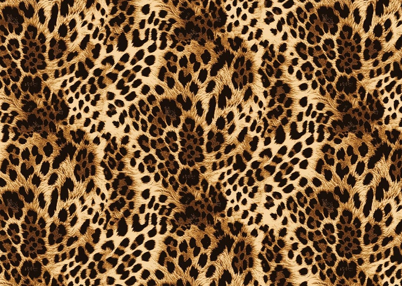 LTLYH 7x5ft Fabric Leopard Print Backdrop Cheetah Backdrop Skin Pattern Cheetah Black Brown Spots Photography Background Cake Table Decorations Photo Booth Studio Props 291 - Image 1