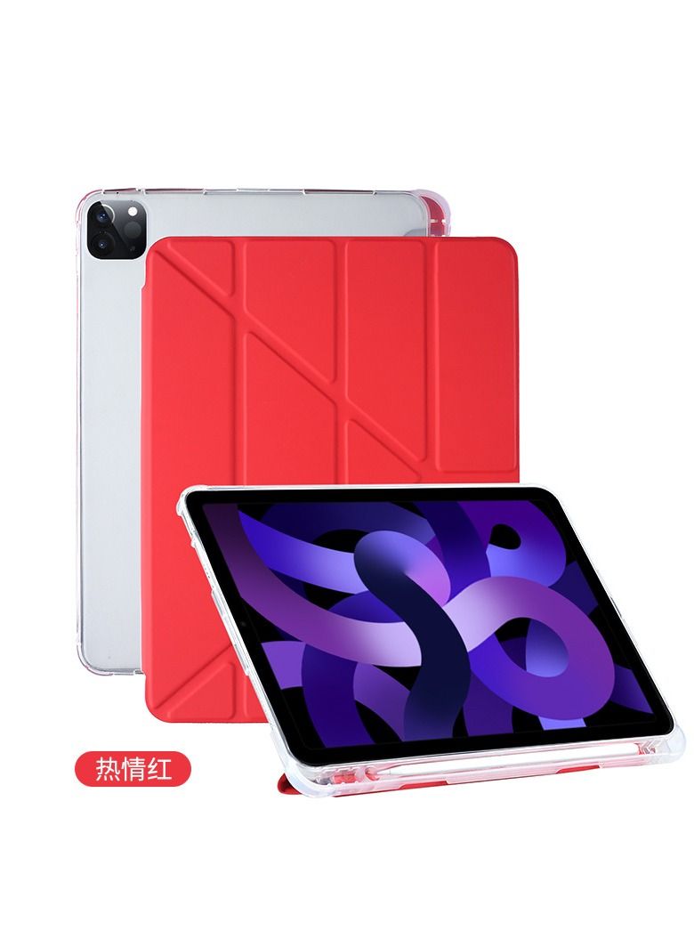Loquat Red iPad Soft Shell Low Protective Case With Pen Slot
