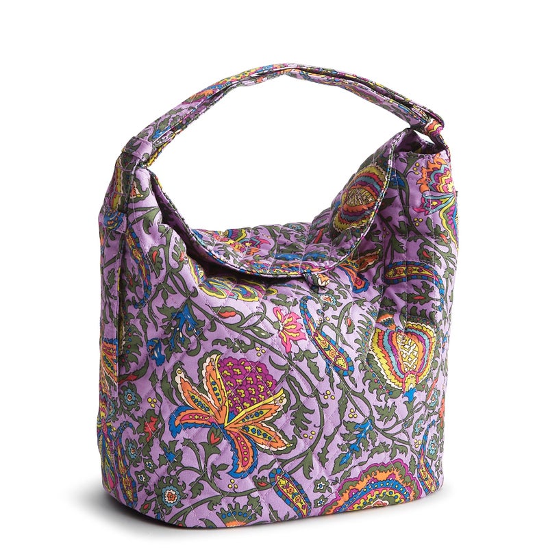 Vera Bradley Women's Premium Cotton Astoria Shoulder Bag, Marrakesh, One Size - Image 1