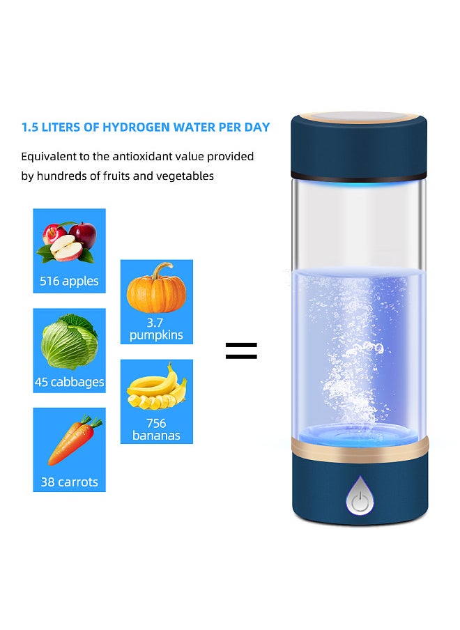 Generic - Digital PH ORP H2 TEM Water Quality Test Pen Analyze Monitor Meter ATC 0-2400ppb Hydrogen-rich Detector Generation Hydrogen Water Generator Bottle - Image 1