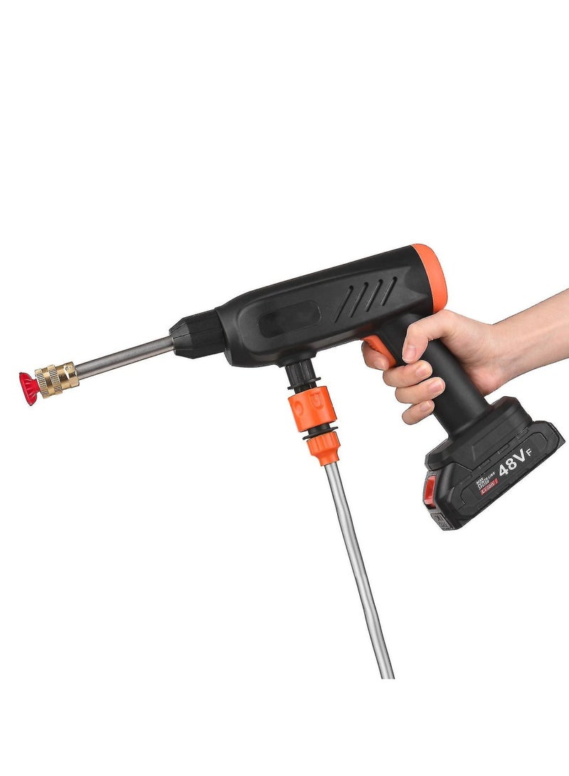 Portable Powerful High Pressure Single Battery Cordless Water Jet Foam Gun Car Washer - Image 1