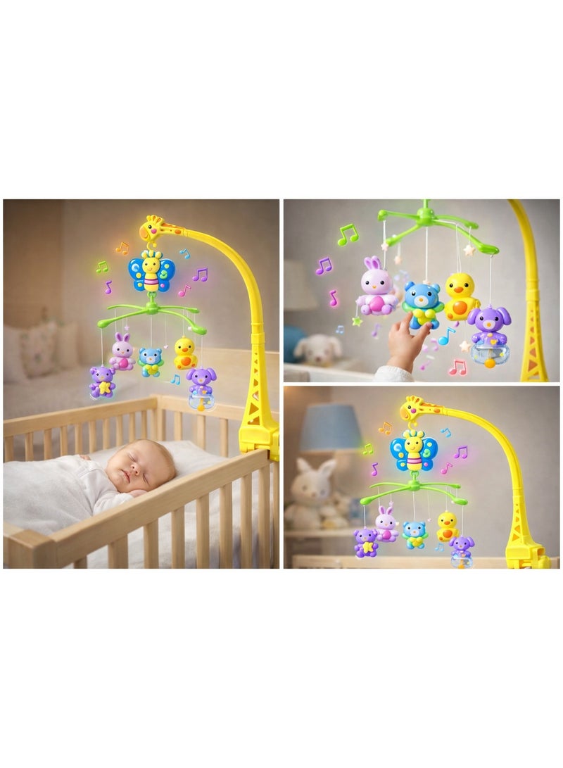 Complex Baby Crib Mobile with Musical Rattles – Cute Hanging Toys - Image 3