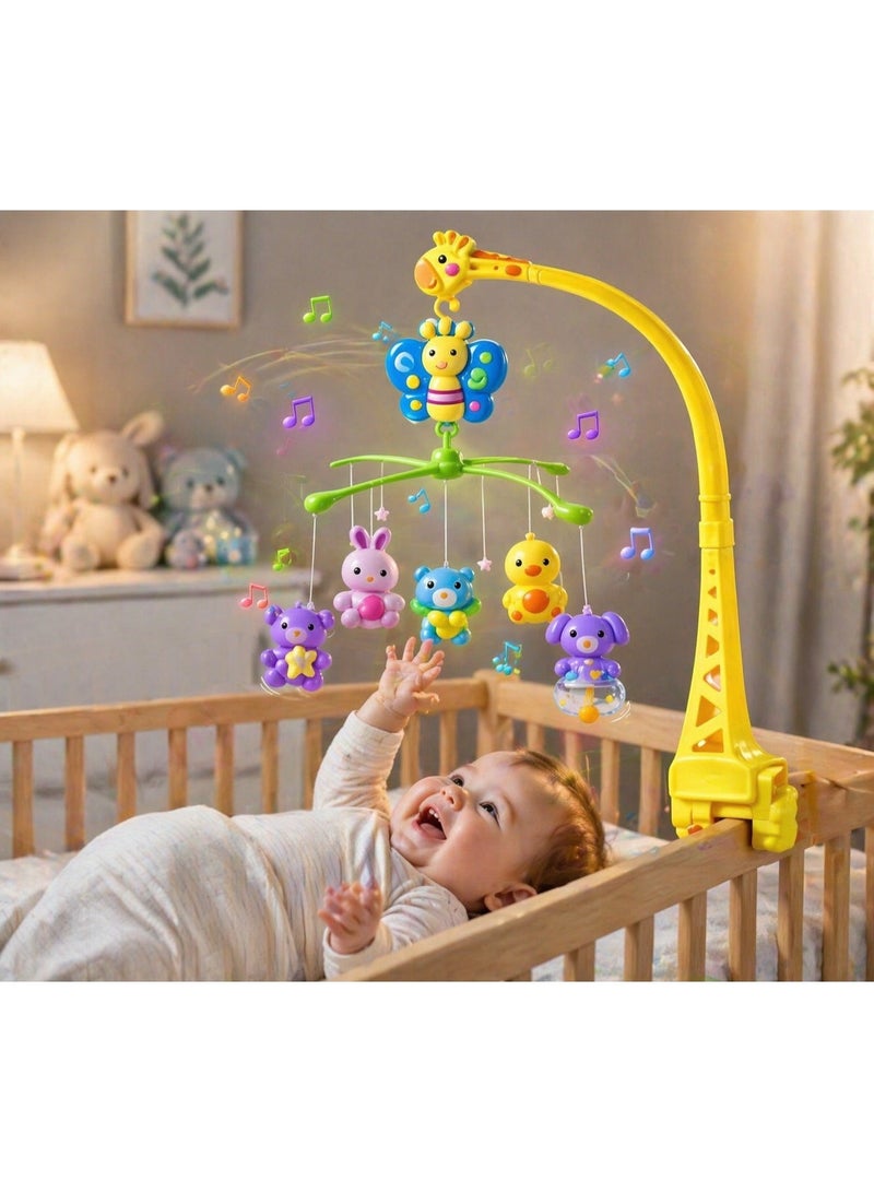 Complex Baby Crib Mobile with Musical Rattles – Cute Hanging Toys - Image 1