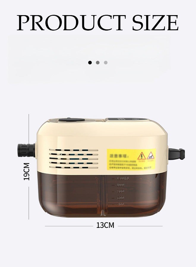 DUNISO Portable steam cleaning machine, 1500W high temperature pressurized household steam cleaning machine. Equipped with four brush heads, suitable for kitchen, bathroom, car - Image 3
