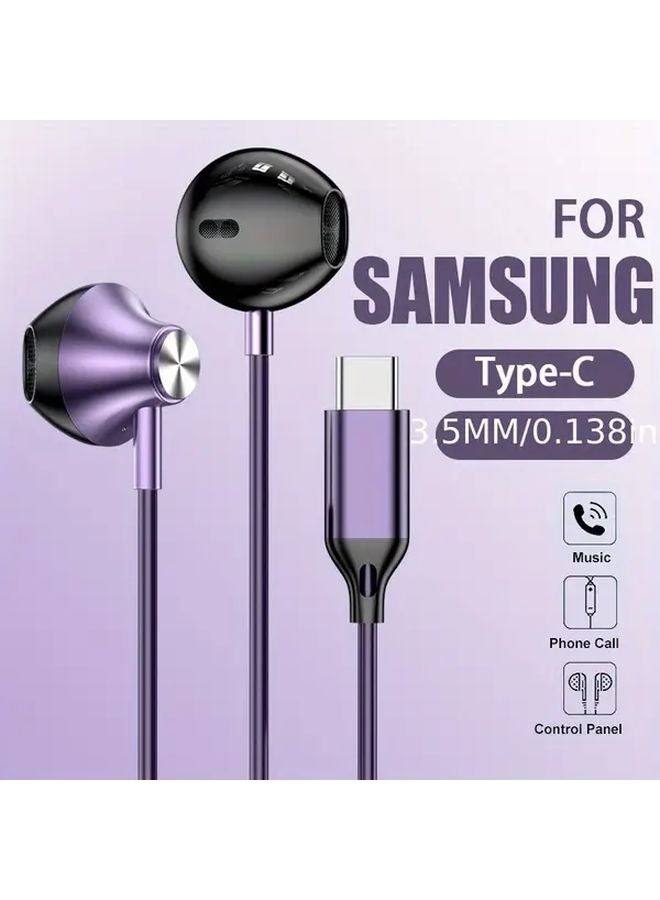 Red 3 5mm Wired Headphones with Microphone for Samsung Galaxy S24 S23 S22 Ultra iPhone 15 Redmi Huawei Earbuds - Image 2