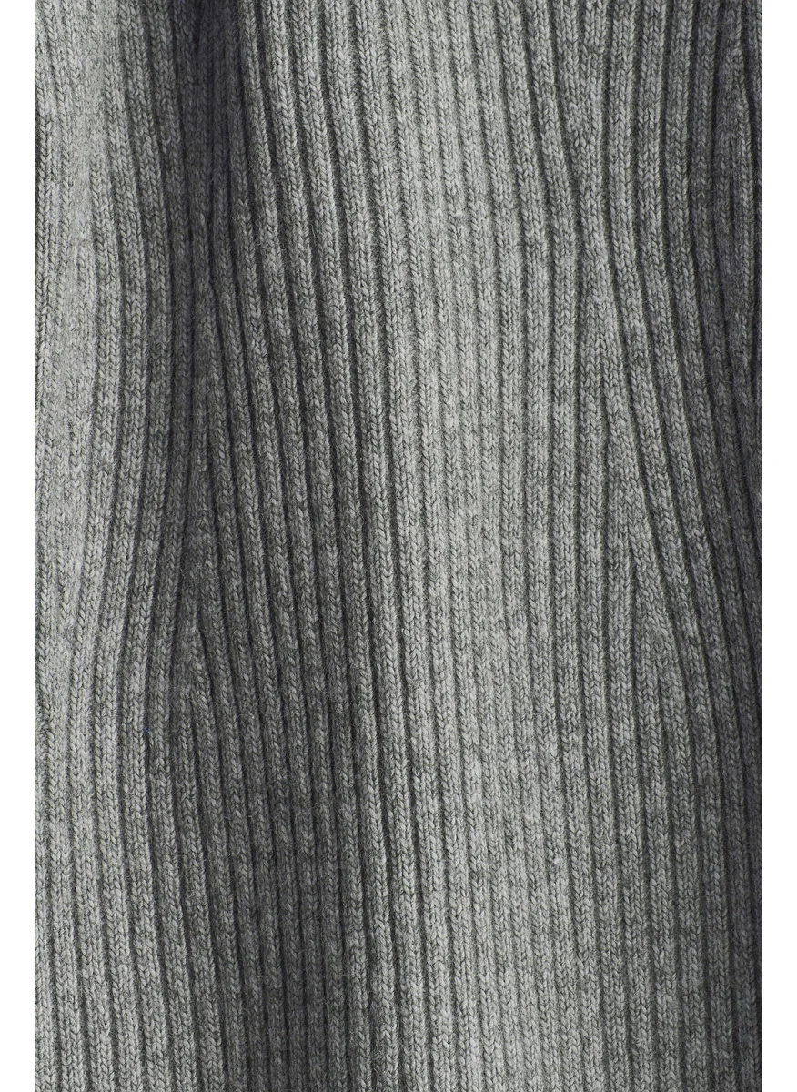 H&M Rib-Knit Boat-Neck Dress