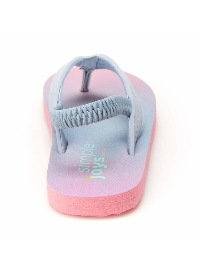 Simple Joys by Carter's Girls' Kimmie Nora Jelly Sandal Set, Pink/Purple/Grey, 7 Toddler (1-4 Years) - Image 4